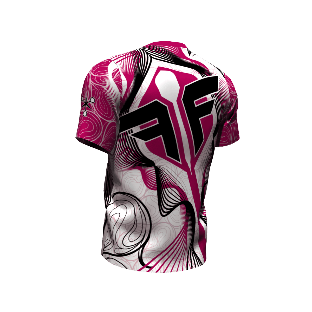 Flight Faction V-Neck T-Shirt - Journeys Pink