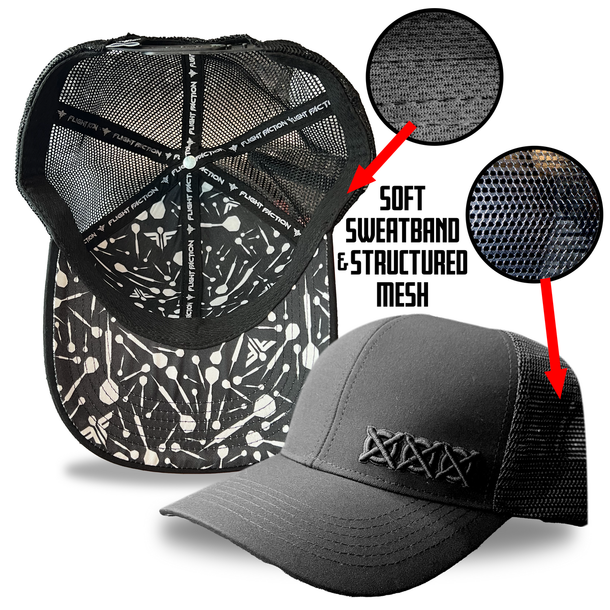 9 Mark • Blackout | Flight Faction Performance Dart Hat