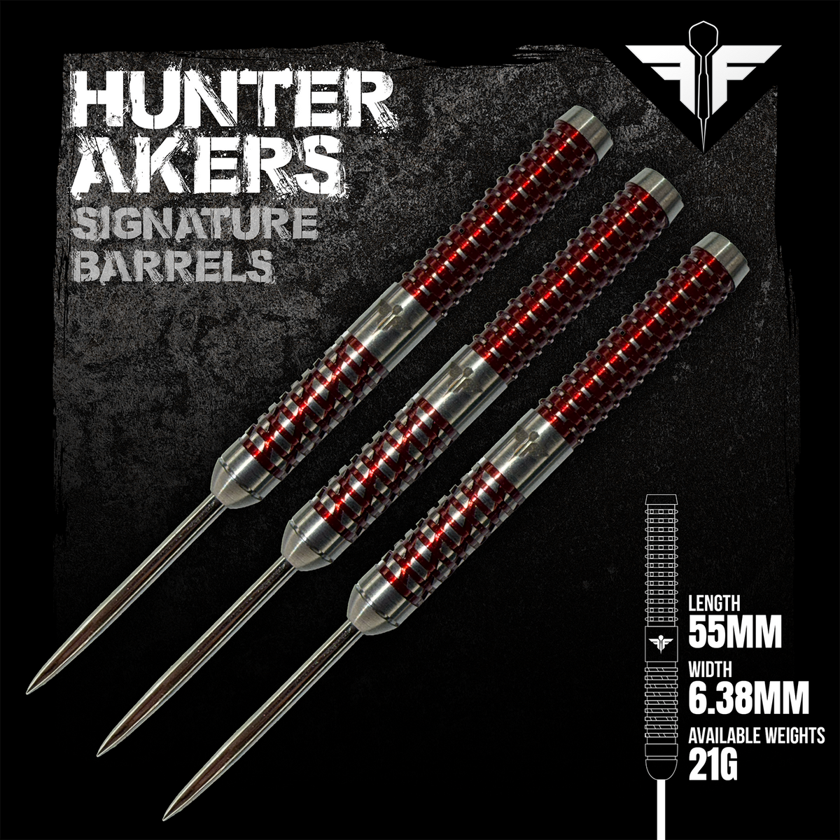 Player Series - Hunter "Bam" Akers - Flight Faction Darts - Steel Tip