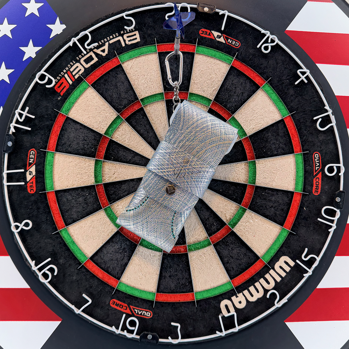 180 Dart Case - Celeste (Standard) -  Flight Faction Hand Made Leather Dart Case
