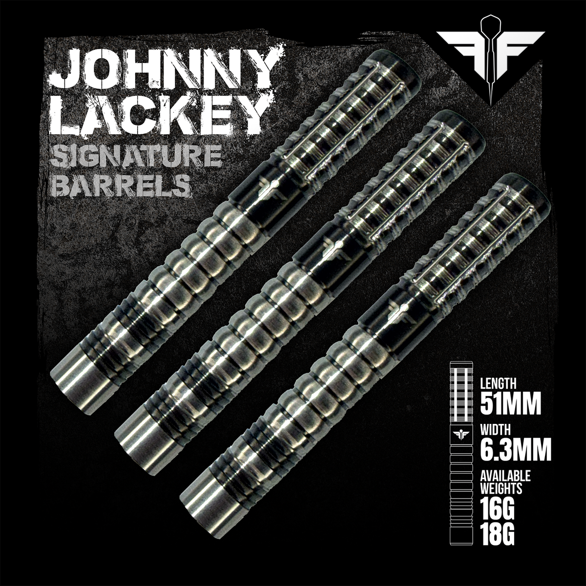 Player Series - Johnny "Dr. Handsome" Lackey - Flight Faction Darts - Soft Tip