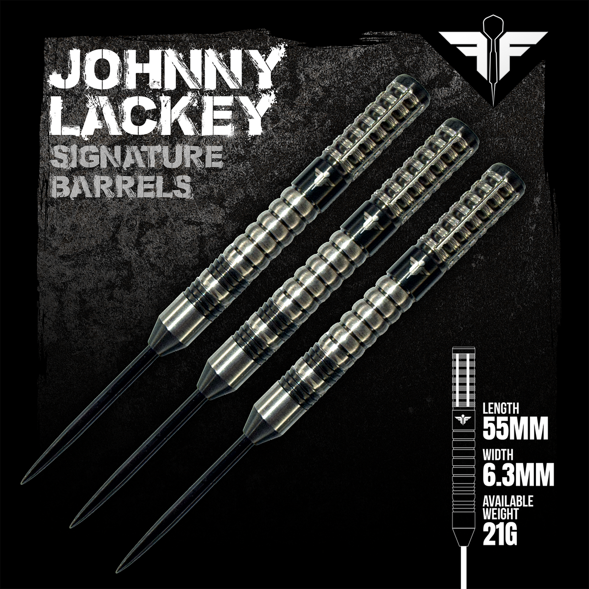Player Series - Johnny "Dr. Handsome" Lackey - Flight Faction Darts - Steel Tip