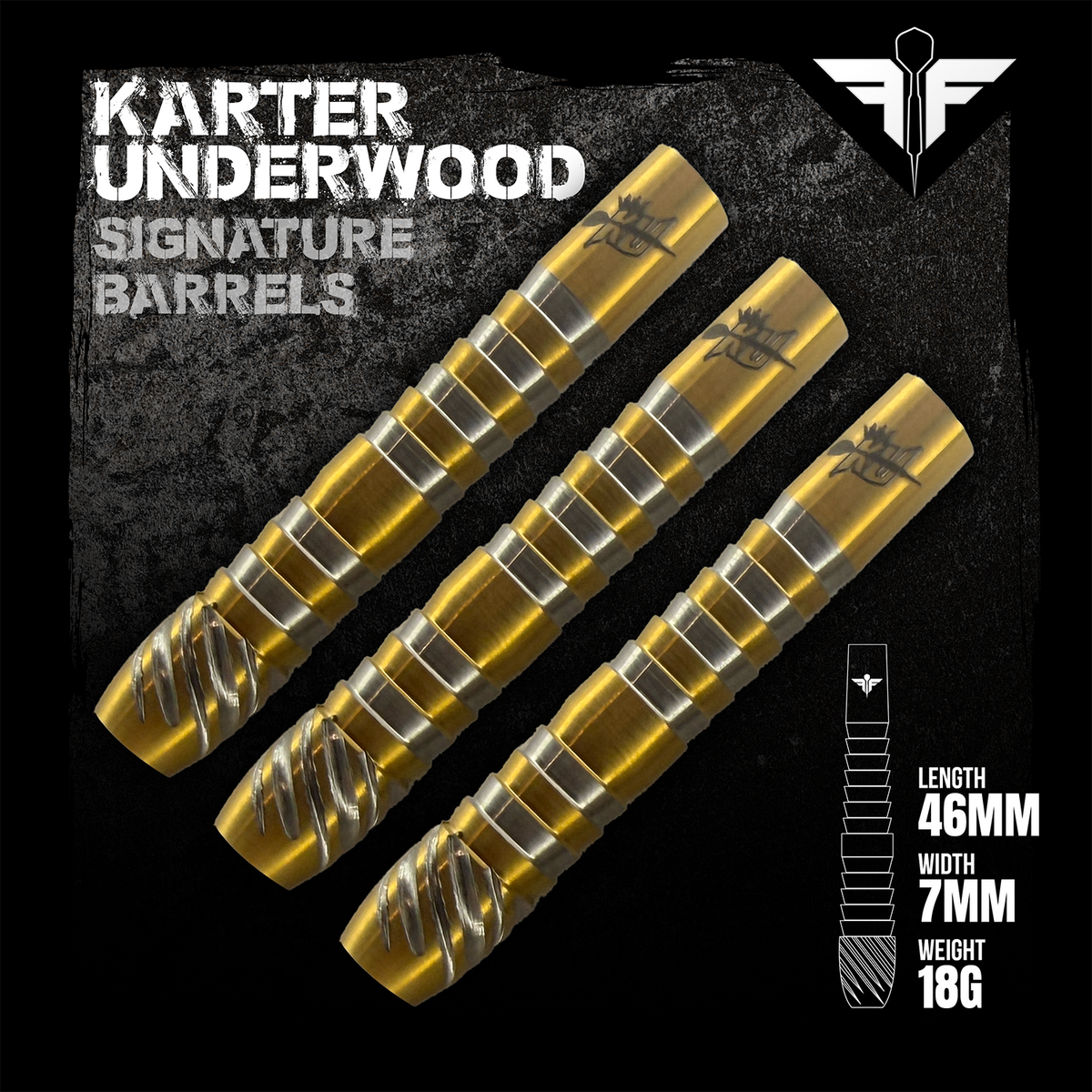 Player Series - Karter "Showtime" Underwood - Flight Faction Darts - Soft Tip